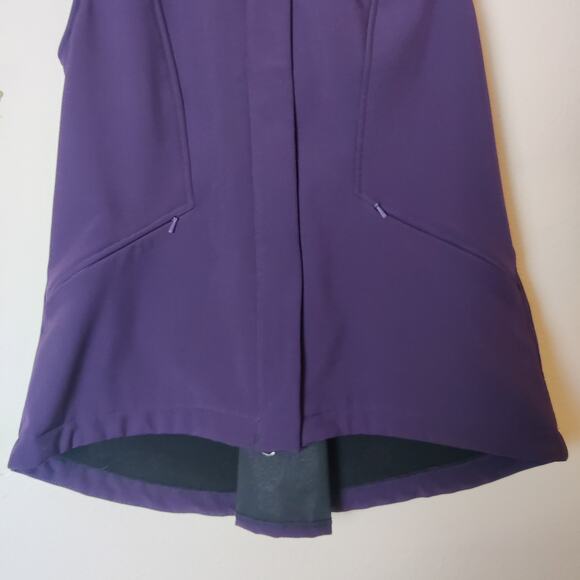Noel Asmar Leto Equestrian Waterproof Hooded Riding Vest Plum Purple Small - Picture 7 of 16